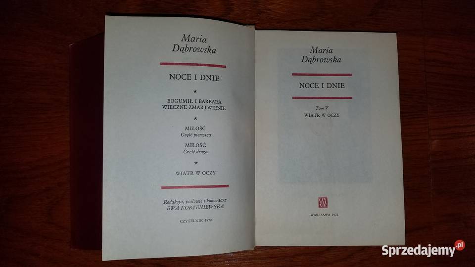 Książka Noce i dnie 15 tomów Maria Dąbrowska Białystok sprzedam