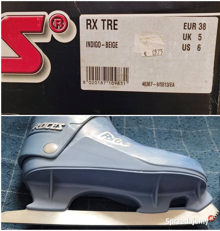 Łyżwy figurowe Roces rozmiar 380 wkładki 225 Piotrków Trybunalski sprzedam