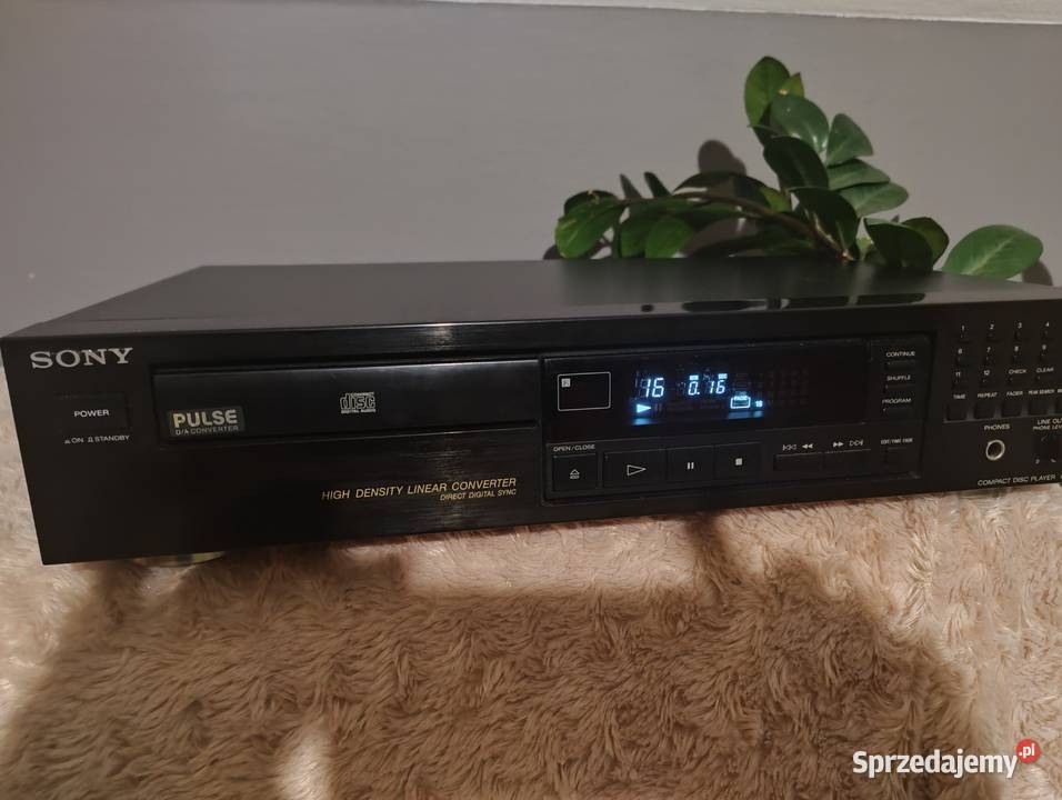 Odtwarzacz CD Sony cdp 395 z pilotem Trzebuska