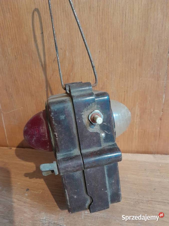 Bakelitowa lampka oświetlenie wozu konnego Dąbrowa Górnicza sprzedam