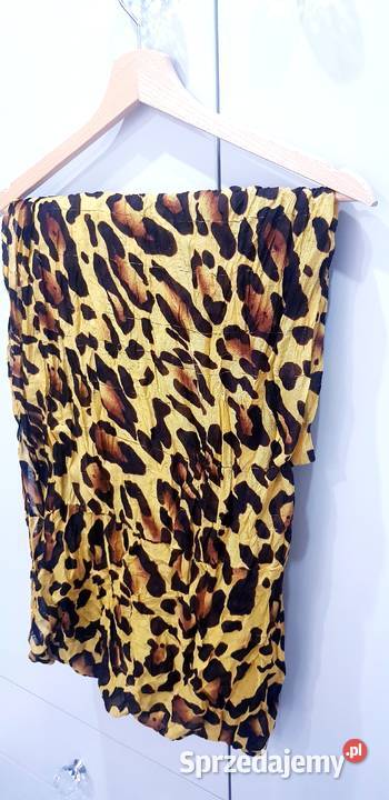 Damski komin w panterkę śląskie Dąbrowa Górnicza