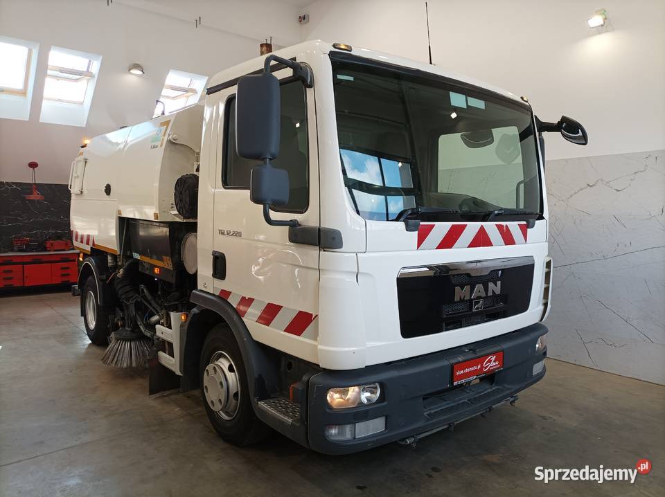 MAN TGL 12220 Zamiatarka Johnston Szczotki LR pomorskie Sierakowice
