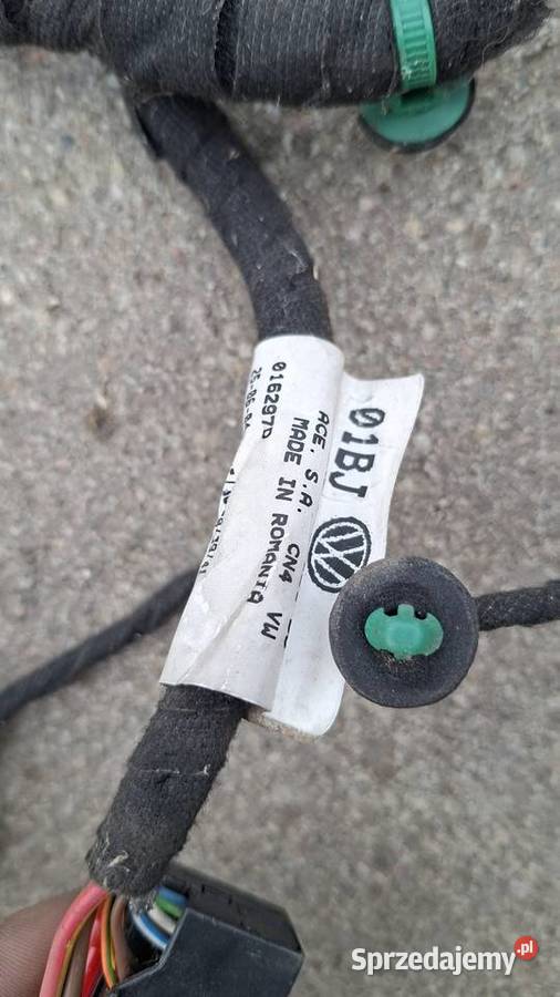 Instalacja elektryczna drzwi prawy przod golf 5 osobowe Wyposażenie elektryczne Nowe Miasto Lubawskie