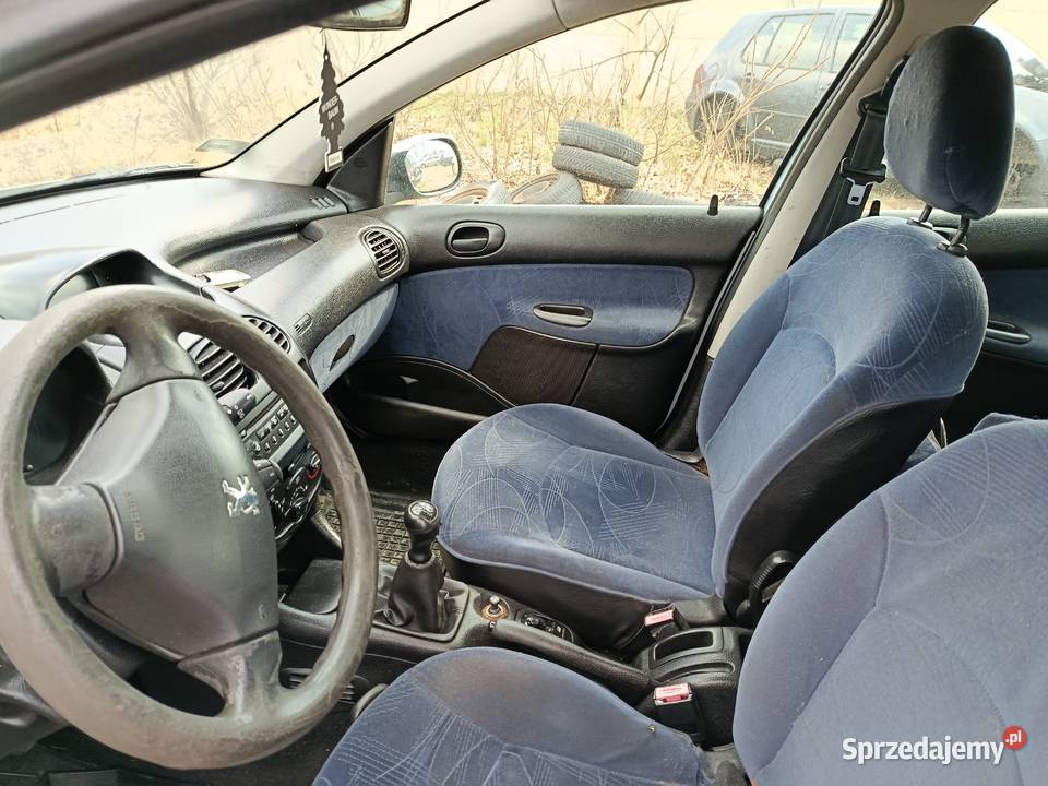 Peugeot 206 20 66 kW 2001 r dawca części Szklarka Myślniewska sprzedam