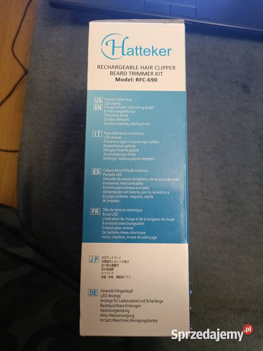 HATTEKER RFC690 profesjonalna maszynka Legionowo