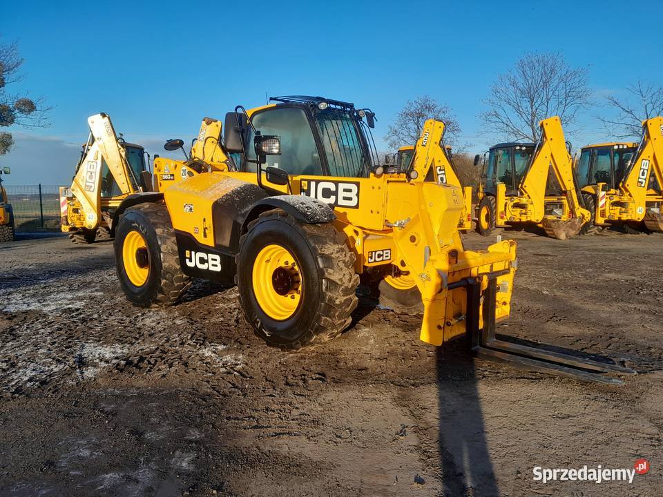 JCB 56080 2019R ŁADOWARKA TELESKOPOWA 55080 2883h Maszyny budowlane wielkopolskie sprzedam