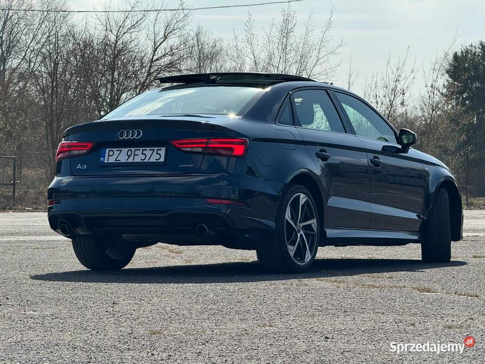 Audi A3 20 tfsi quattro 2020r 231 DSG Keyless Swarzędz