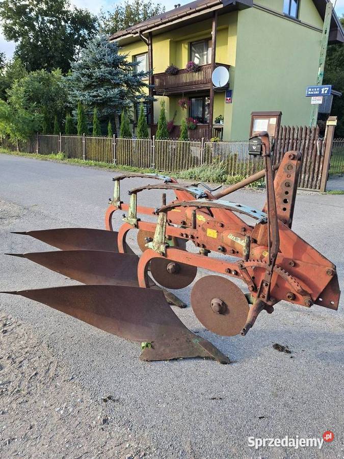 Pług Kverneland 3 skibowy 16 4 resor 16 ab 85