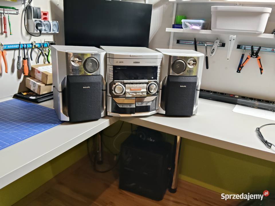 Wieża Muzyczna Stero Philips Mocna Duża Wieże i miniwieże