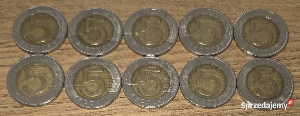 Monety 5 10 z 2008 roku niski nakład rzadkość podlaskie Białystok sprzedam