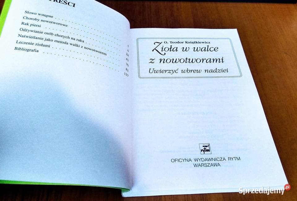 Zioła w walce z nowotworami uwierzyć wbrew Gdańsk