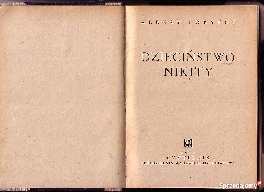 7784 DZIECIŃSTWO NIKITY ALEKSY TOŁSTOJ