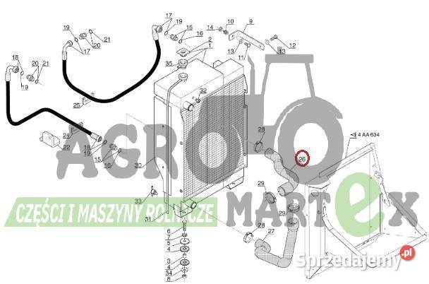 242523 PRZEWÓD CHŁODNICY GÓRNY MANITOU dolnośląskie Wichrów sprzedam