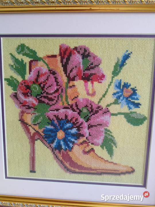 Obrazek wyszywany Rękodzieło łódzkie Pabianice
