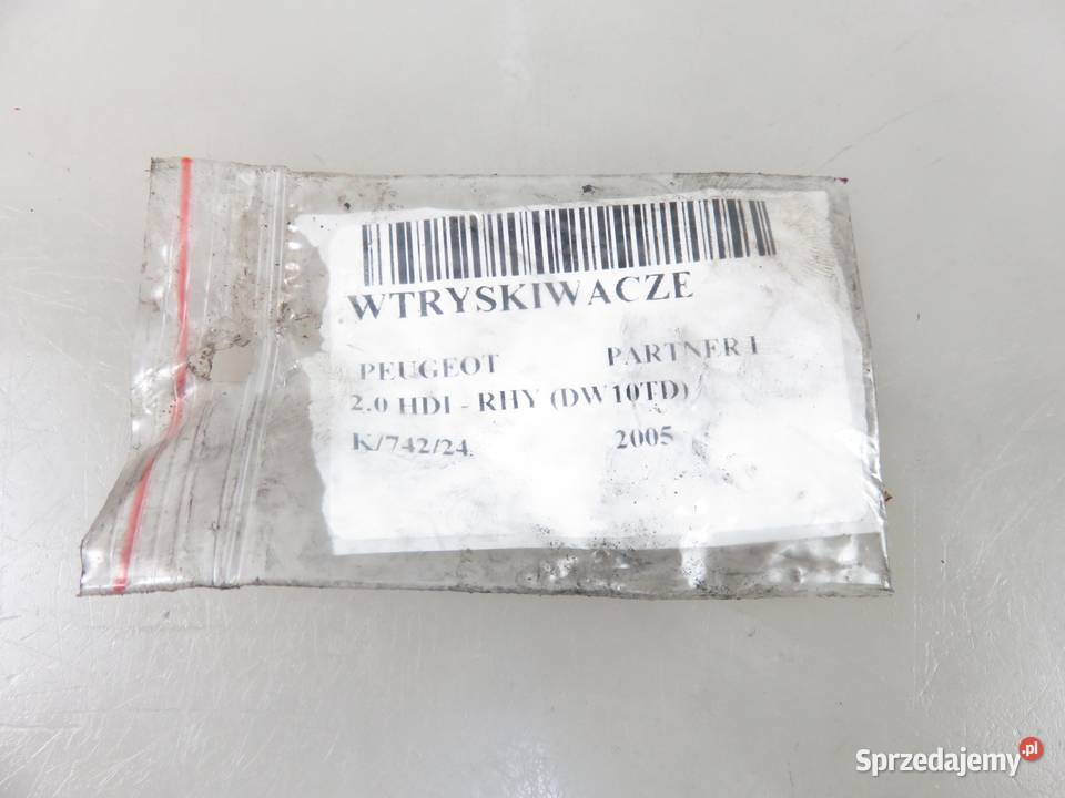WTRYSKIWACZ PEUGEOT PARTNER I 20 HDI 9662173780 małopolskie