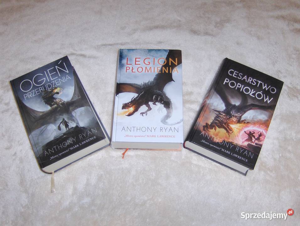 Anthony Ryan Draconis Memoria Kpl 3 tomów łódzkie