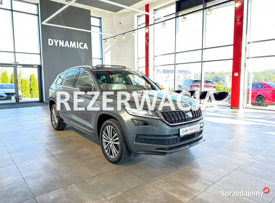 koda Kodiaq LK 20TSI 190 DSG 4x4 2021 r salon I wielofunkcyjna kierownica