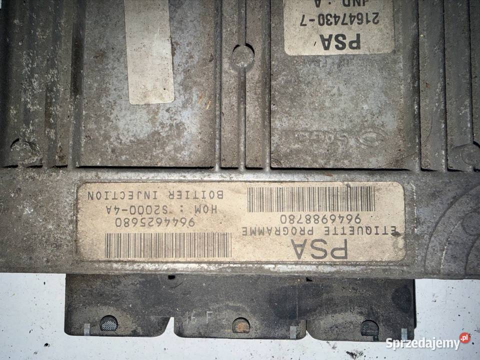 Moduł sterownik 9646988780 Peugeot 206 osobowe wielkopolskie Ostrów Wielkopolski