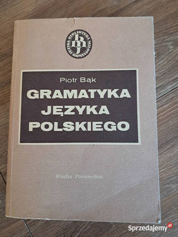 książka z 1979r gramatyka języka polskiego PBąk Sandomierz