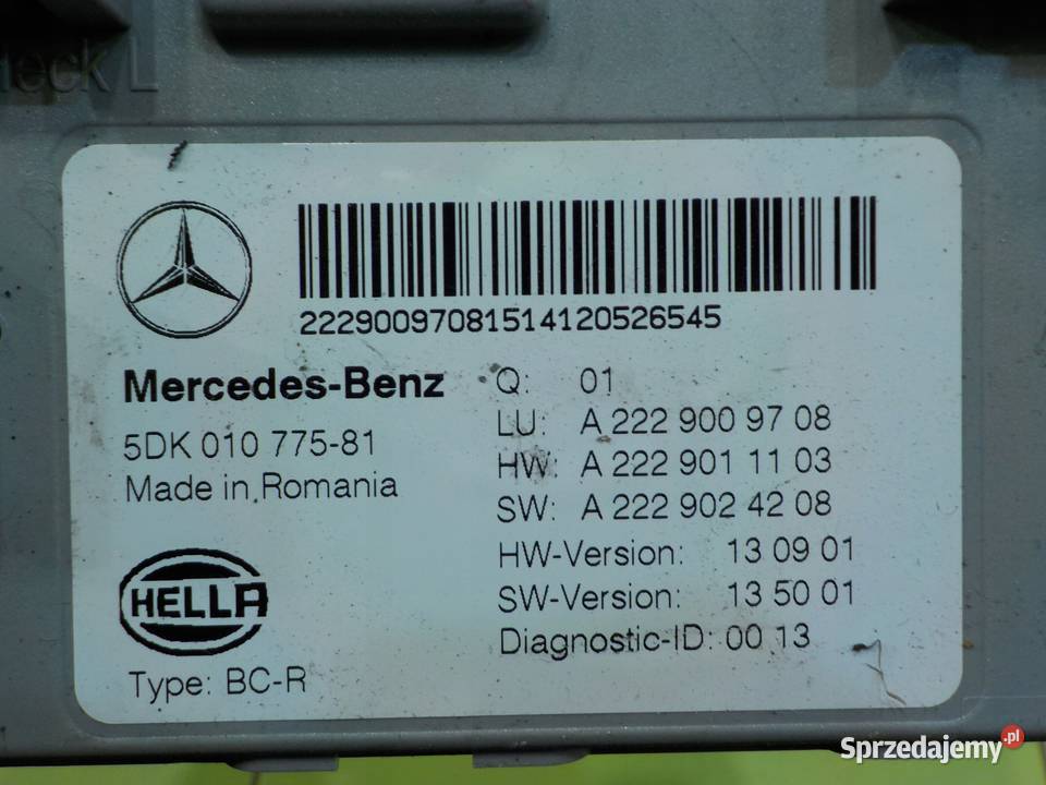 MERCEDES C W205 15r SEDAN 4D modul komfortu SAM Suków