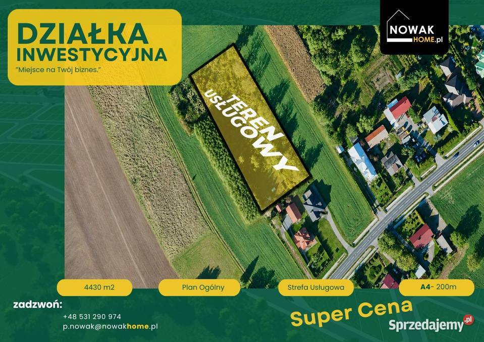Widna Góra4430 arteren usługowy SU 200 m A4 2 Widna Góra