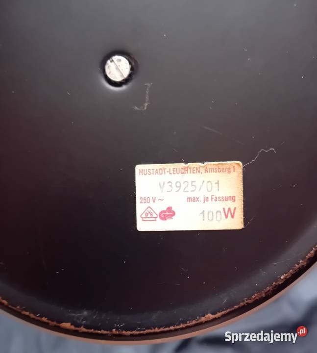 Lampa biurowa HustadtLeuchten lata 70e XX w
