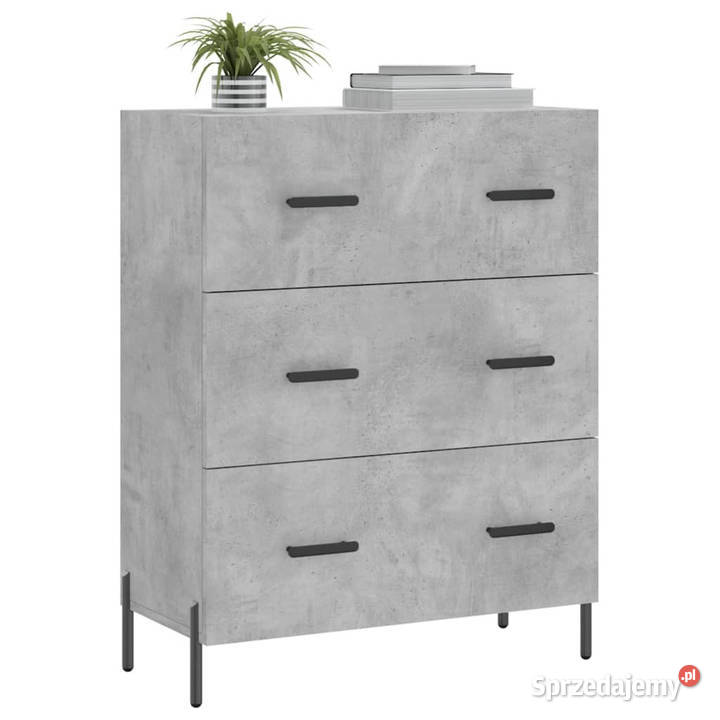 Szafka szarość betonu 695x34x90 materiał Warszawa