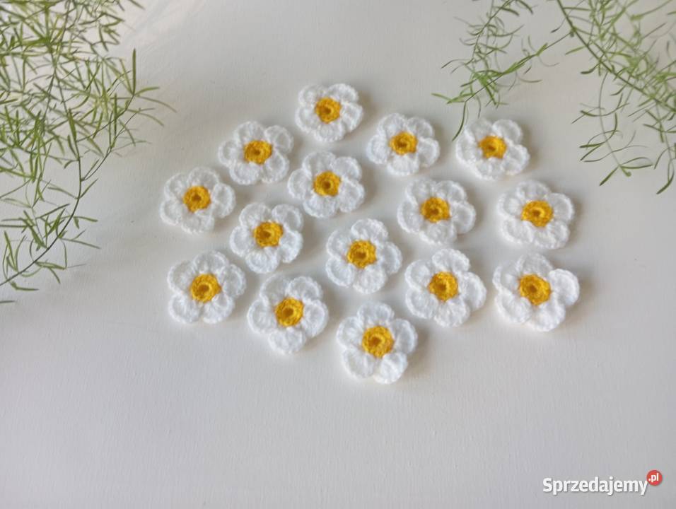 Szydełkowe kwiatki 5 Kwidzyn