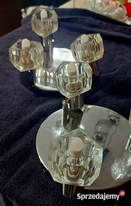 Lampa plafon kryształ wielkopolskie Szczytniki