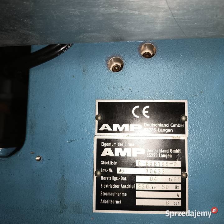 Prasa pneumatyczna AMP deutchland 15t 1500 Szamotuły