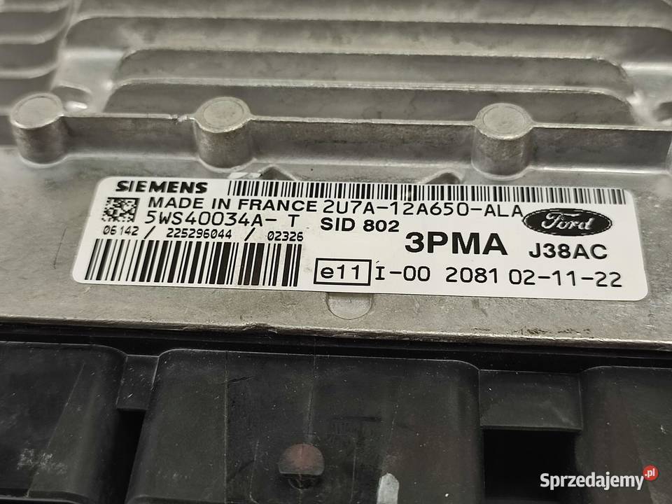 STEROWNIK SILNIKA FORD FIESTA MK5 14 TDCI 0208