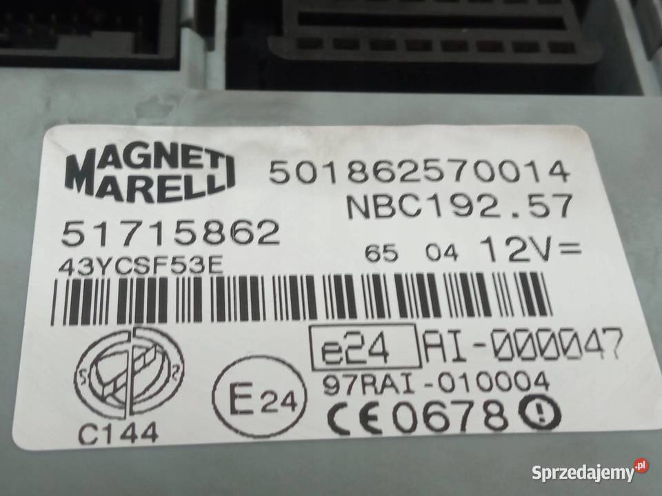 MODUŁ KOMFORTU 51715862 Fiat Stilo I 20012010
