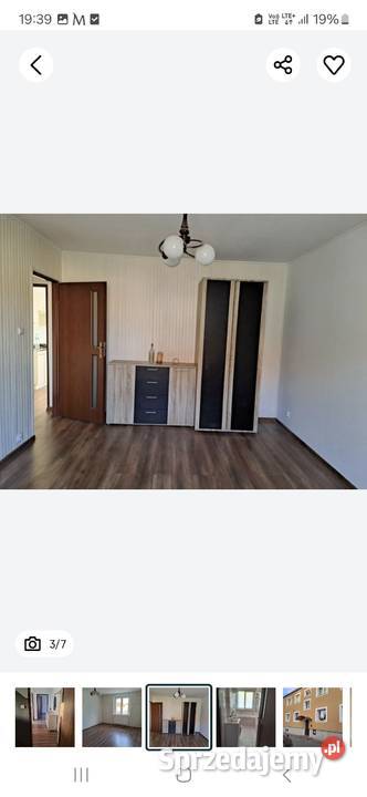 Mieszkanie 46m dachówka warmińsko-mazurskie Lidzbark Warmiński sprzedam