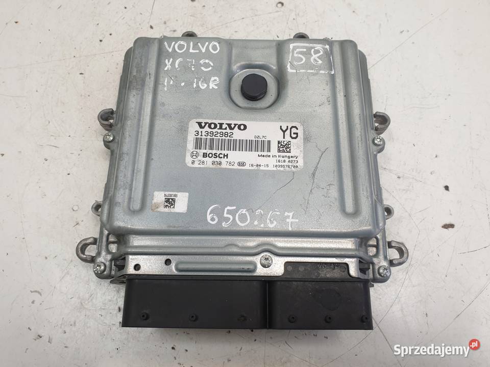 Volvo XC60 24 D5 STEROWNIK SILNIKA 0281030782 lubelskie Chełm