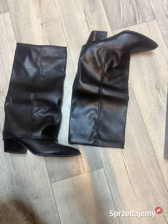 41 Czarne kozaki kowbojki wieczorowe Nowe Kraków