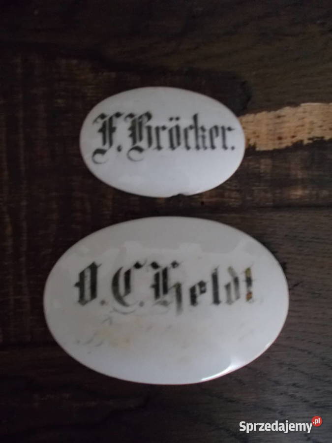 Przedwojenna PorcelankaWypukły KształtZestaw 2 Porcelana i szkło Szczecin