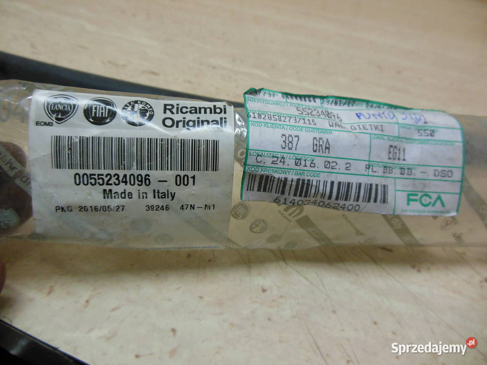 Linka zmiany biegów PUNTO 19D 13MJTD 55234096 śląskie Kozy