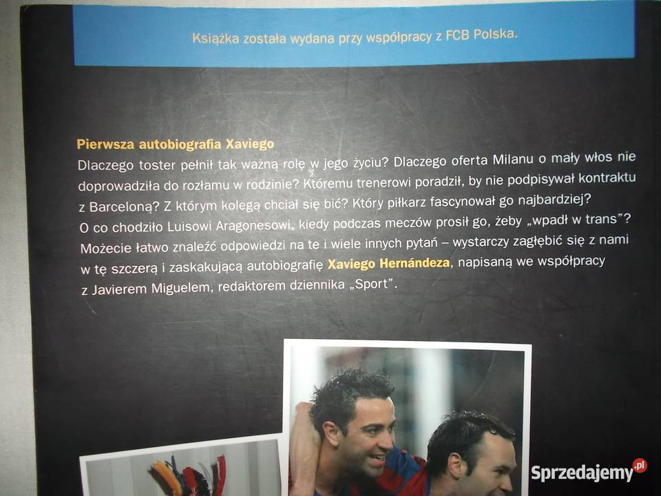 XAVI Barca moim życiem autobiografia Poznań