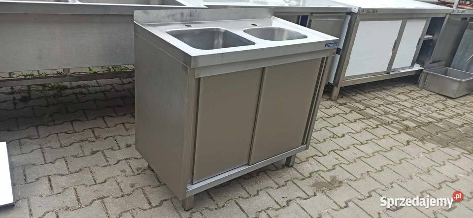ZLEW 2 KOMOROWY Z SZAFKĄ 90x50x85 P O Ostrów Wielkopolski sprzedam