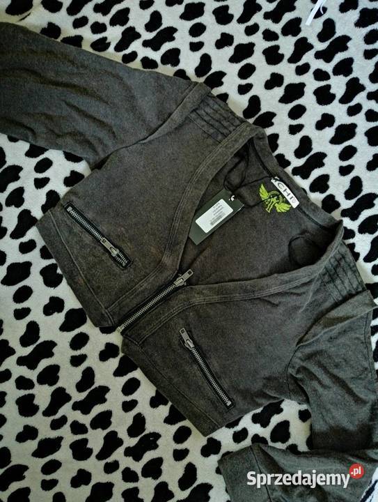 ICHI bluza bluzka Crop Top Kurteczka Krótka XS Leszno