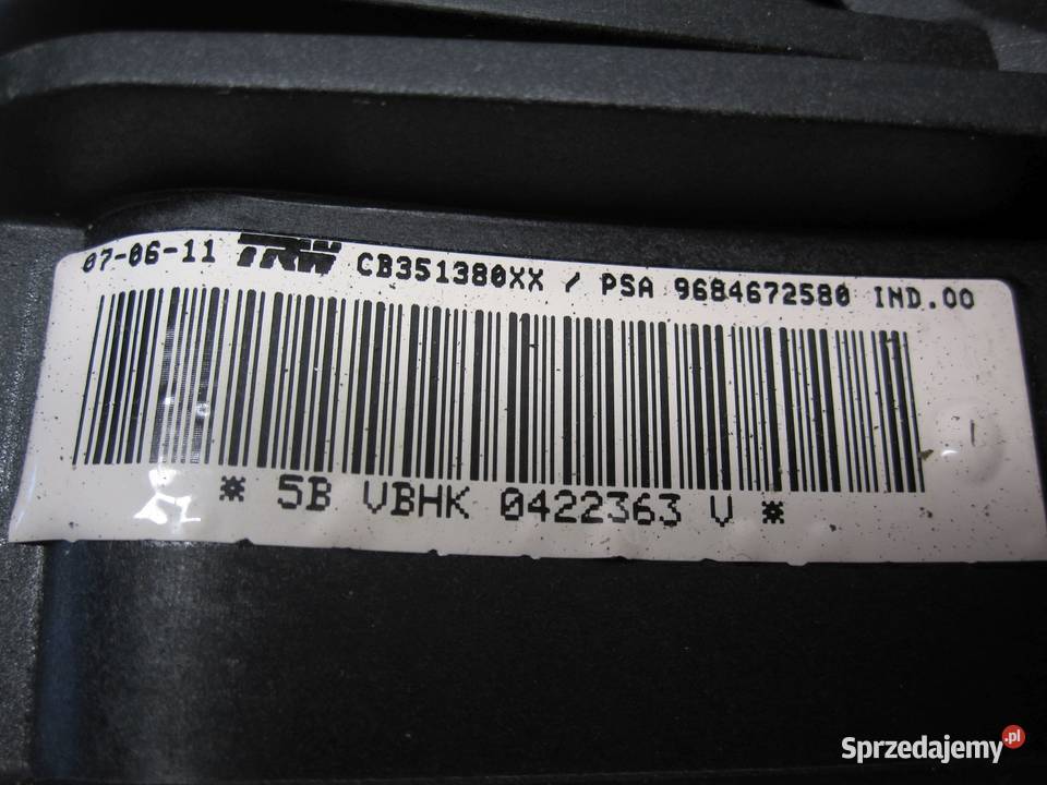 PEUGEOT 3008 I 11r AIRBAG poduszka pasażera Kielce sprzedam