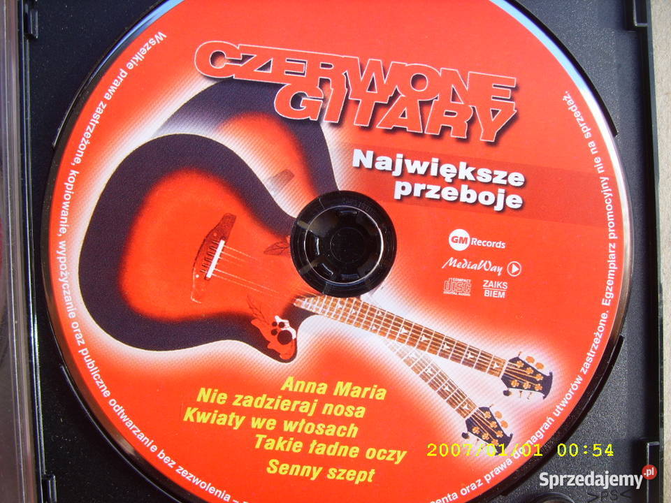 CZERWONE GITARYNAJWIEKSZE PRZEBOJE ROCK CD CD Płyty i kasety Wołów