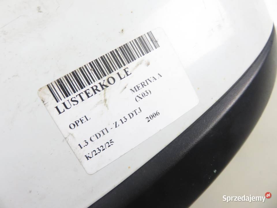 LUSTERKO LEWE OPEL MERIVA A X03 13157139 Y474