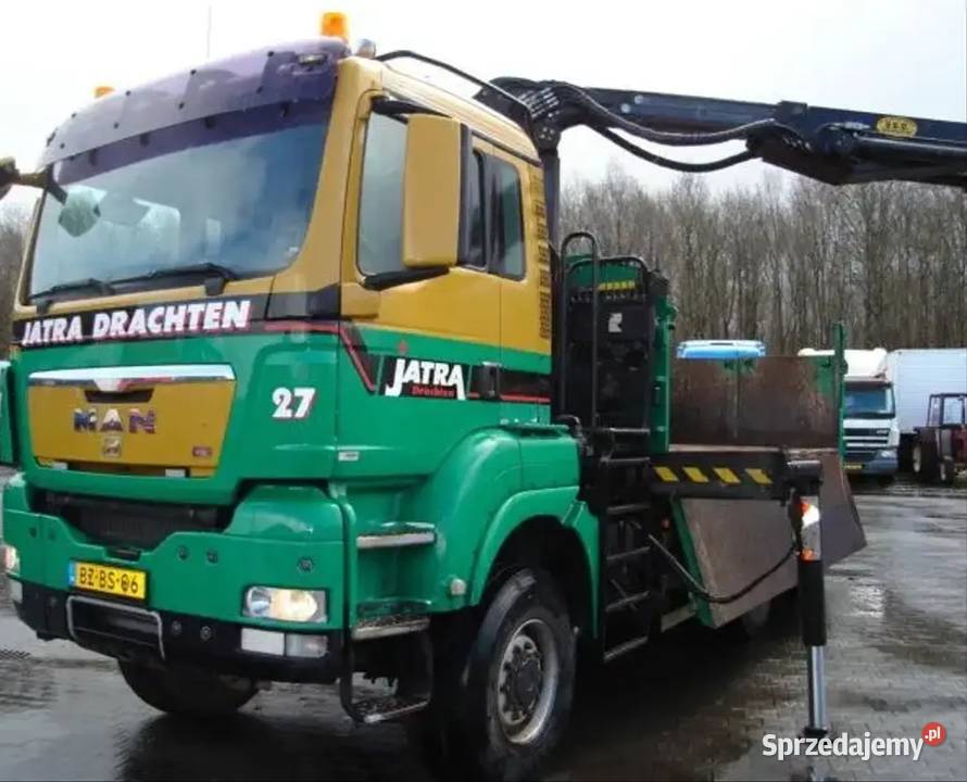 Wywrotka 6x6 bordmatic z dzwigiem Palfinger