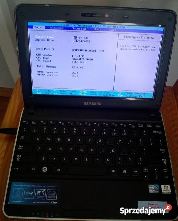 Notebook 10 Samsung N210 z nową baterią mazowieckie Warszawa