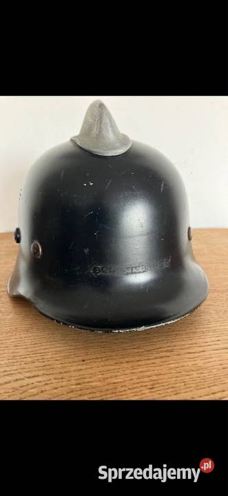 Super zadbany hełm niemieckiej straży lubuskie Cybinka