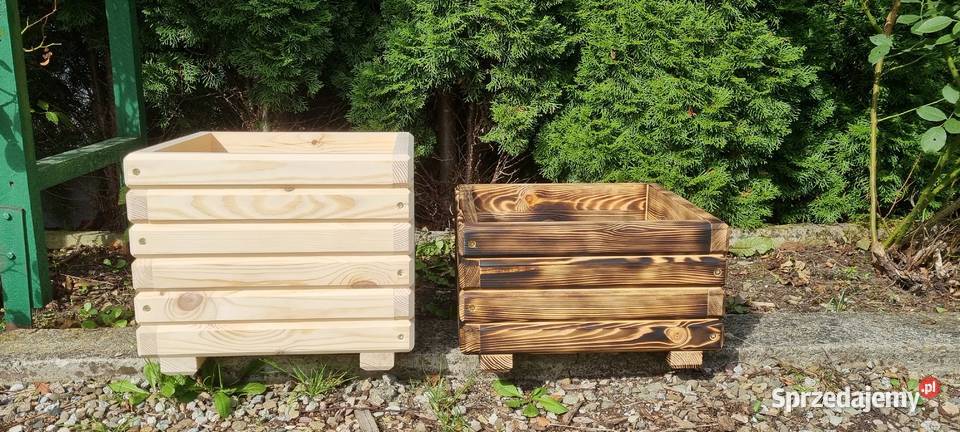 Donica drewniana donice drewniane skrzynka Gorlice