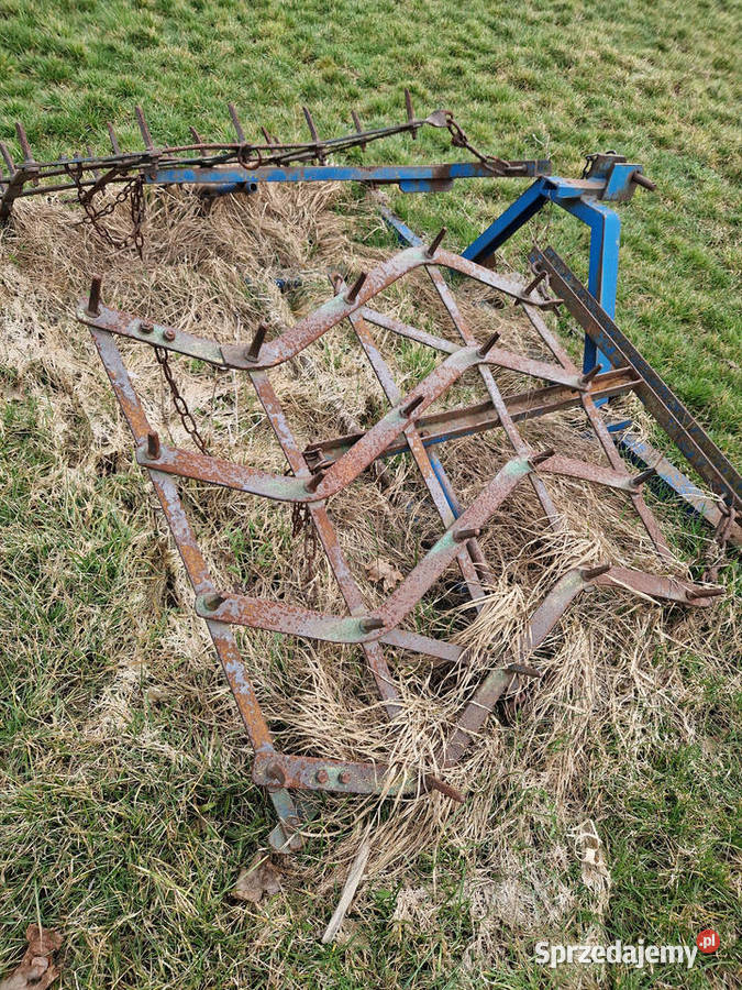 Brona traktorowa 4polowa składana Brony sprzedam