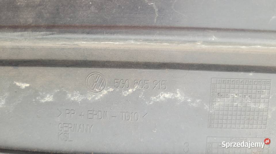 VW GOLF VII 5G SPOILER DOKŁADKA ZDERZAKA PRZOD śląskie