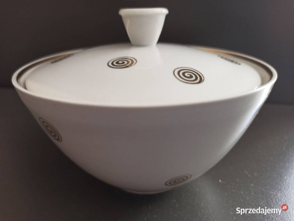 Bombonierka cukiernica ANTYK porcelana Weimar Warpechy Stare